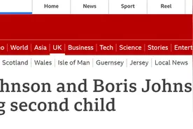 英国首相约翰逊妻子宣布怀孕图片