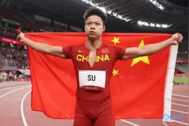 苏炳添感谢刘翔：他不光是我的偶像 也是我的幸运之星图片