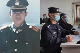 从“橄榄绿”到“藏青蓝”，岁月改变容颜，不改忠诚本色图片