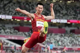 男子跳远希腊选手滕托格鲁夺冠，中国选手黄常洲获得第10名图片