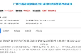广州市荔湾区聚龙湾片区项目启动区旧改招标图片