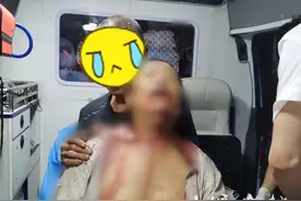 揪心！男子被钢筋刺穿颈部！十堰医生和消防紧急救援...图片