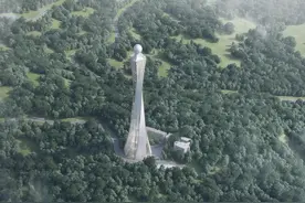 海拔高335.25米！广州番禺大镇岗气象塔刷新全国钢结构气象塔高度图片