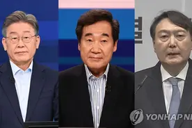 韩国街头现总统候选人夫人“讽刺壁画”，韩媒：大选“污点战”愈演愈烈图片