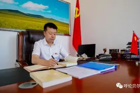 加强高质量党建引领 推动牧区现代化建设——访新右旗委书记布和巴雅尔图片