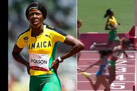 离谱！牙买加女飞人谢瑞卡200米预赛故意放慢冲刺最终出局图片