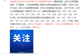 武汉公交再调整线路：17条暂停，16条线路调整图片