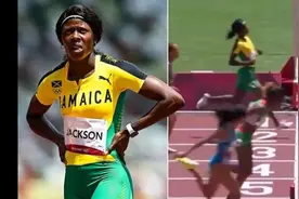 离谱！牙买加女飞人200米预赛故意放慢冲刺，结果出局…图片