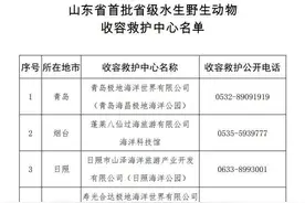 德州一家单位入选！山东首批省级水生野生动物收容救护中心公布图片