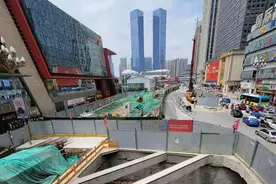花果园东站、松花路站两站相连，将构成超大“地下城”图片