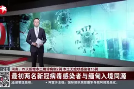 河南： 昨天新增本土确诊病例2例 本土无症状感染者15例最初两名新冠病毒感染者与缅甸入境同源视频封面