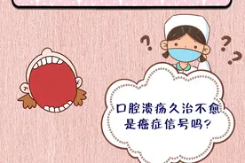 「健康解码」口腔溃疡反反复复是癌症前兆？这些危险信号千万别忽视图片