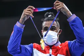 拳击——男子81公斤级：古巴选手夺冠图片