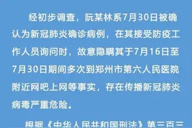 故意隐瞒多次到郑州六院附近网吧上网等事实 郑州一确诊病例被立案侦查图片
