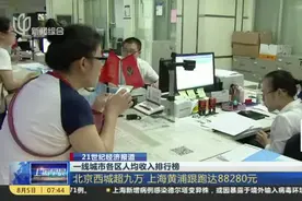 一线城市各区人均收入排行榜：
北京西城超九万  上海黄浦跟跑达88280元视频封面