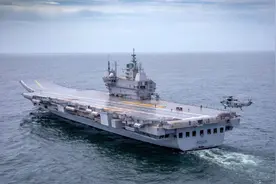 印度国产航母首次海试印媒就一顿"吹"，美媒一盆冷水：中国已遥遥领先图片