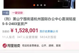 “1元起拍涉40亿诈骗案房产”后续：152.8万元成交图片