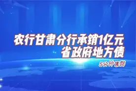 甘肃省政府债券首次在银行柜台发售 农行甘肃省分行承销的1亿元份额5分钟售罄图片