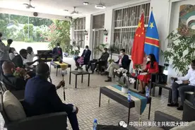 驻刚果（金）大使接受刚主流媒体联合采访图片