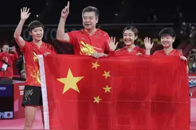 中国女乒3-0横扫日本摘金！深大乒超队陈梦孙颖莎发挥出色图片