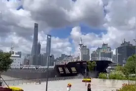 上海滨江又被船撞了！​目击者描述撞击瞬间：船直直撞向渡口，比雷还响图片