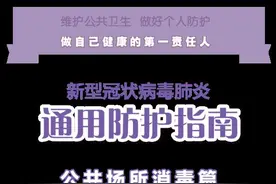 公共场所消毒指南来了，请收好图片