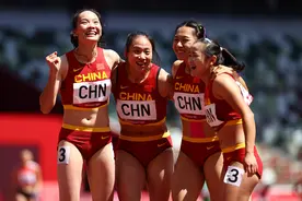 第6名！中国女子4x100接力创奥运历史最佳成绩图片