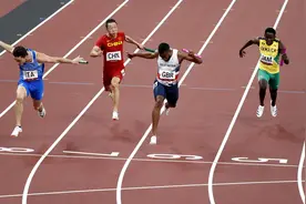 男子4×100米接力中国队跑赢牙买加！最强“苏神”为何跑第三棒？图片