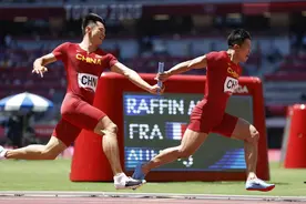 田径男子4x100接力 中国队收获第四名平奥运历史最佳纪录图片