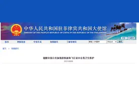 中国驻菲律宾使馆提醒：加强登机前和飞行途中自我卫生防护图片
