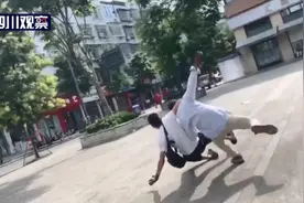 当场丢翻嫌疑人！成都这位便衣民警太帅了图片