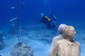 塞浦路斯的水下雕塑博物馆图片