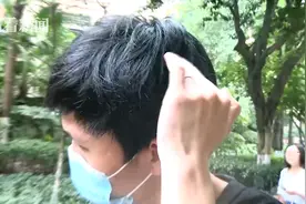 电梯顶棚掉落 业主被20斤铁板砸中头部图片