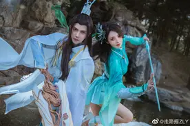 颜值太高！《仙剑奇侠传7》官方认证修吾&月清疏COS图片