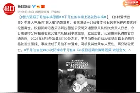 警方通报于月仙车祸原因于月仙的车撞上骆驼致车祸图片
