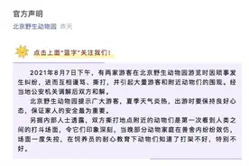 “不好，特别不好。”游客打架动物模仿？这则动物园声明火出圈图片