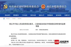 河南商丘中院多名法官落马 其中一人曾任“吴春红案”原审审判长图片