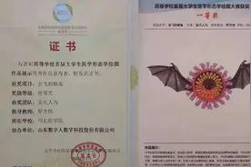 “医”笔生花 四川南充大三医学生手绘病毒图获全国一等奖图片