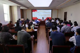 鲁煤物测队党委书记、队长李文东开展学习习近平总书记“七一”重要讲话精神专题宣讲图片