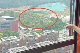 惠州仲恺海伦香洲花园惊现“墓景房”，从卧室可看到大片墓园图片