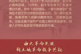 习近平“七一”重要讲话中的党史｜土地革命战争篇图片