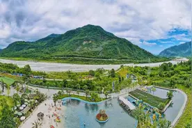 彭州龙门山有个网红“小银滩”靠水吃水成“全村的希望”图片