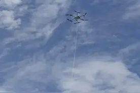 东莞移动抗灾“神器”亮相，高空基站可提供24小时通信支撑图片