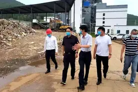 朱开荣调研宣威市生活垃圾填埋场环保工作图片