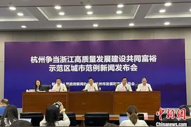 杭州定五年计划打开市域新空间 打造共同富裕城市范例图片