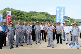 延安南泥湾劳模工匠学院建设项目正式开工图片