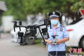 无人机助力张家界武陵源疫情防控图片