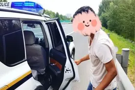济宁正能量｜济宁高速交警救助高速路“遗弃”乘客图片