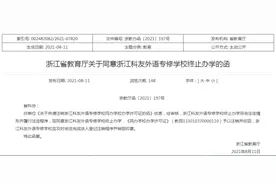 办学许可证注销并收回！浙江一民办学校终止办学图片