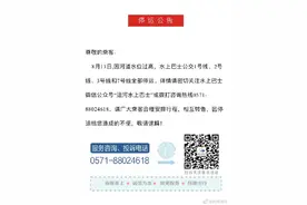 注意！杭州水上巴士公交停运图片